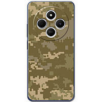Чохол Силіконовий з Картинкою на Xiaomi Redmi 14C 4G (Патріотичний, Камуфляж Піксель)