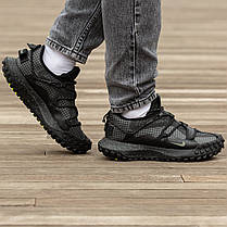 Зимові Чоловічі Кросівки Nike ACG Mountain Fly Low Gore-Tex / Найк АСГ Маунтін Флай Гор Текс Низькі Чорні, фото 5