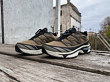 Чоловічі термо кросівки Salomon XT-6 Gore-Tex Brown коричневі водонепроникні, фото 4