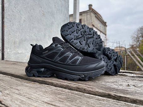 Чоловічі термо кросівки Salomon XT-6 Gore-Tex Black чорні водонепроникні, фото 1