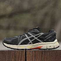 Зимові Чоловічі Кросівки Asics Gel-Kahana 8 Gore-Tex Black / Асікс Гел-Кахана 8 Гор Текс Чорні з Бежевим, фото 5