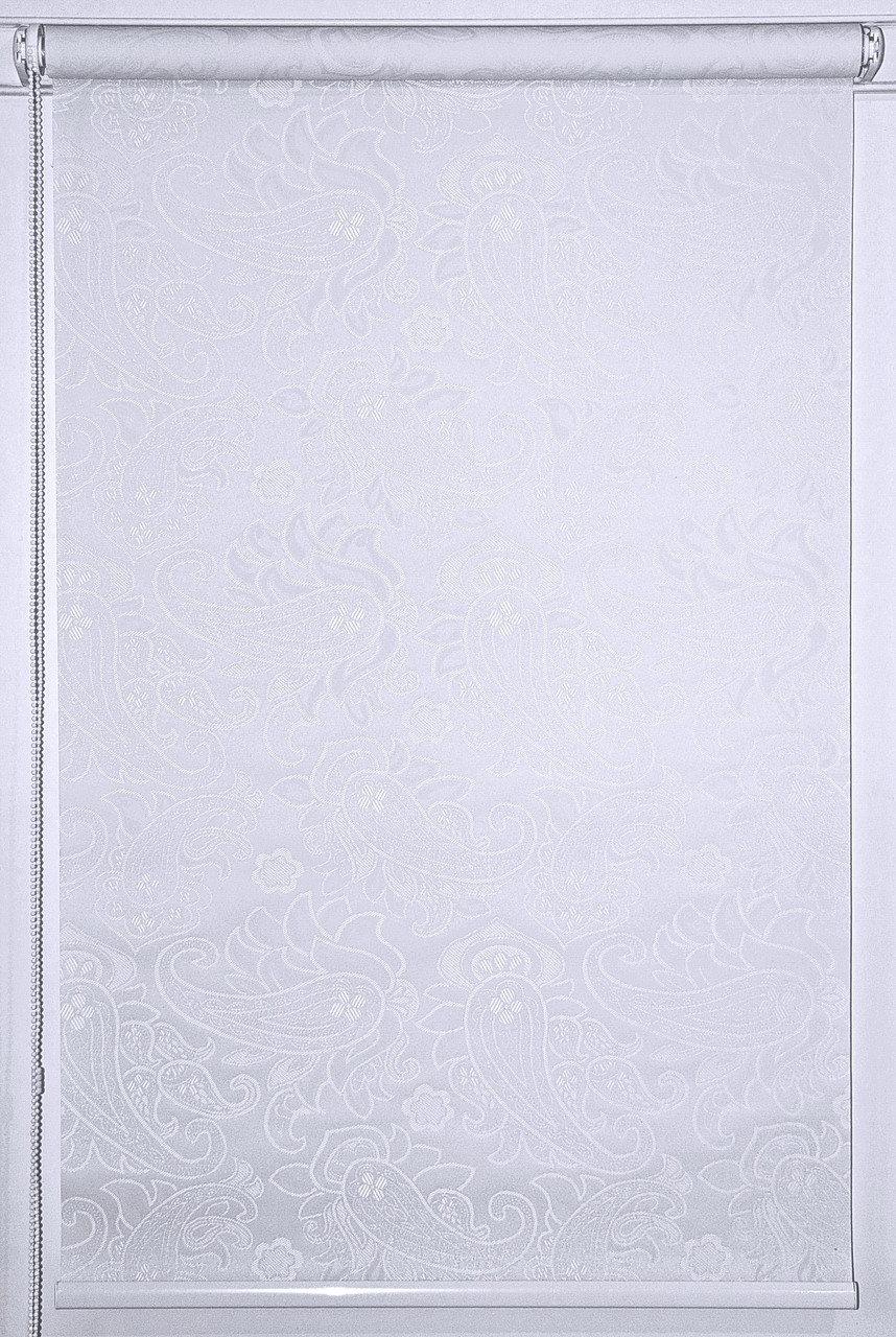 Рулонна штора Арабеска Білий 500*1500, фото 1