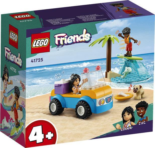 LEGO FRIENDS 41725  Розваги на пляжному кабріолеті 61 дет  14.1 x 6.1 x 12.2 cm, фото 1