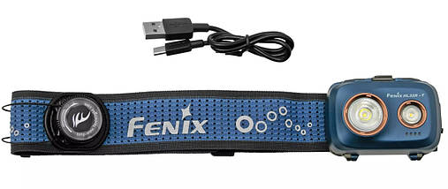 Універсальний налобний ліхтар Fenix HL32R-T (Blue), фото 3
