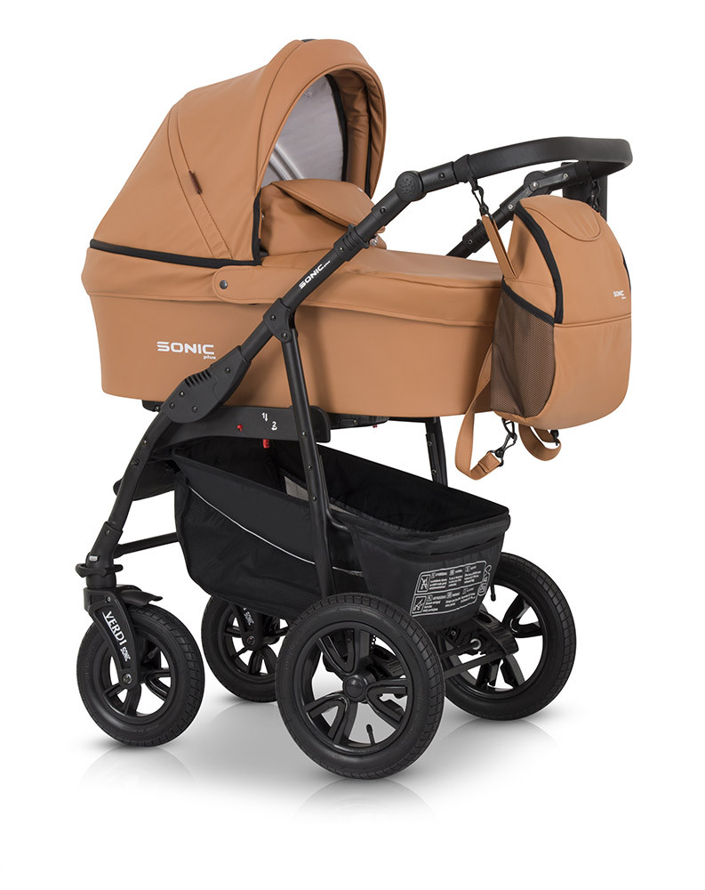Коляска 3 в 1 Verdi Sonic Plus 20 жовтогарячий