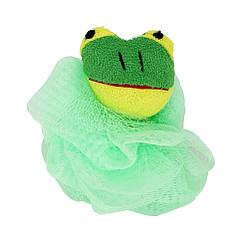 Мочалка для купання малюків Жабка Mega Zayka MGZ-0912(Green) нейлон, 8578295 — 269