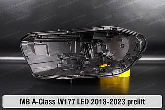 Корпус фари Mercedes-Benz A-Class W177 LED (2018-2023) дорест лівий