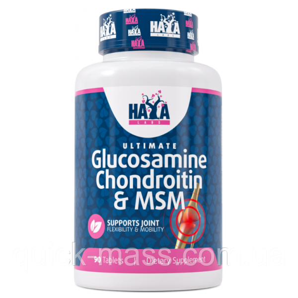 Комплекс для суглобів і зв'язок HayaLabs Ultimate Glucosamine Chondroitin & MSM Complex - 90 таб