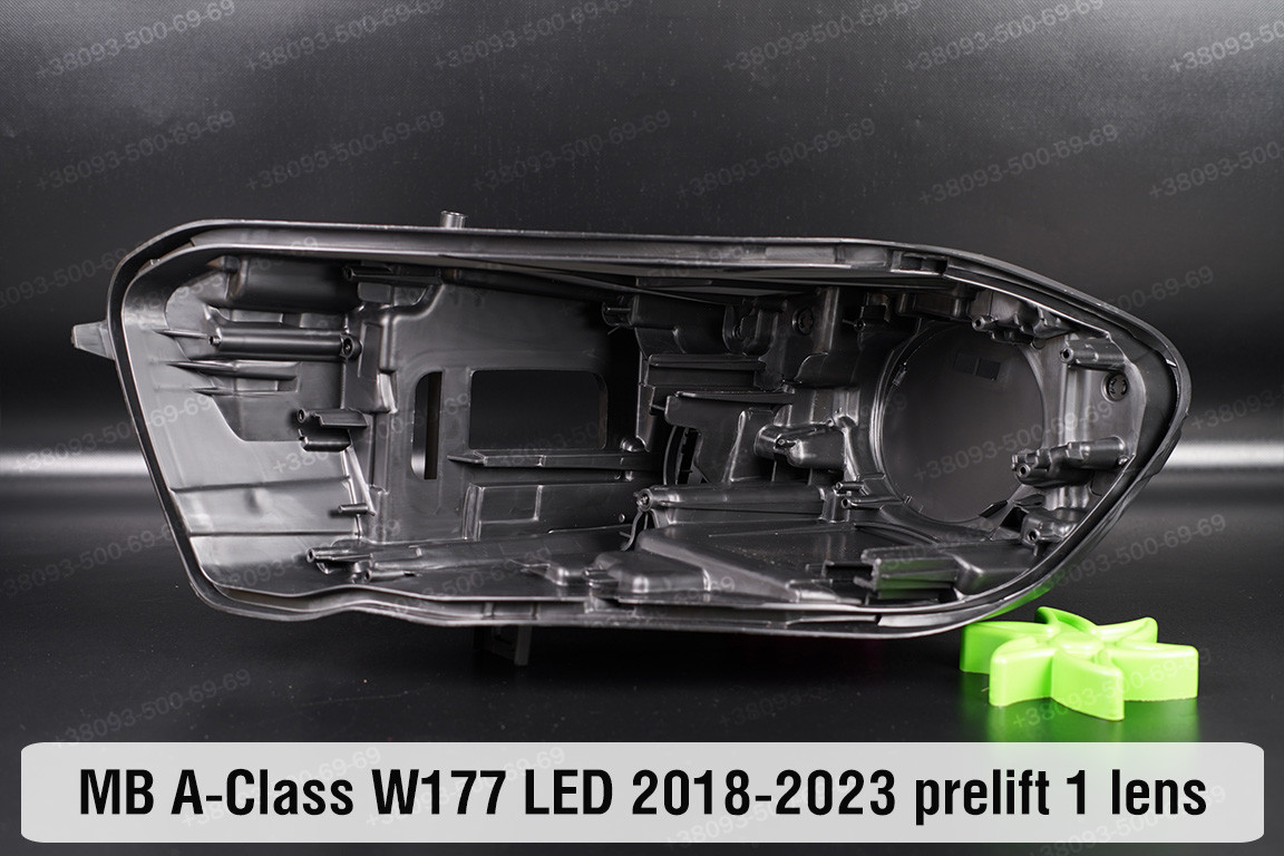 Корпус фари Mercedes-Benz A-Class W177 LED 1 лінза (2018-2023) дорест лівий