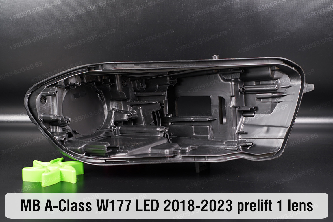 Корпус фари Mercedes-Benz A-Class W177 LED 1 лінза (2018-2023) дорест правий