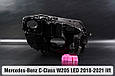 Корпус фари Mercedes-Benz C-Class W205 LED (2018-2021) рест лівий, фото 5