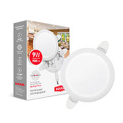 Світильник світлодіодний Maxus SP Adjustable 9 W 4100 K Circle Білий (1584), 8607985 — 656