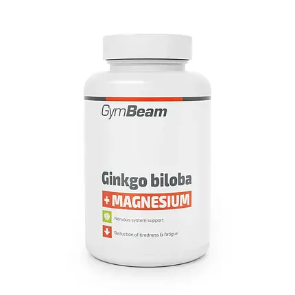 Гінкго білоба + Магній GymBeam Ginkgo Biloba + Magnesium 90 капс., фото 1