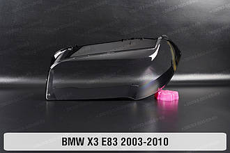 Скло фари BMW X3 E83 (2003-2010) ліве