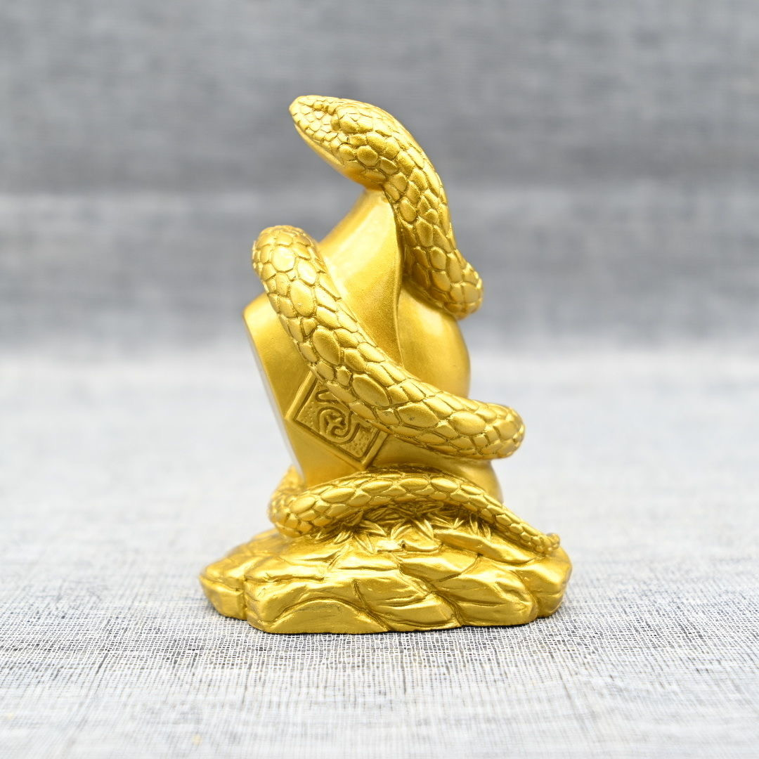Статуетка Змії для залучення щастя, удачі, позитивної енергії та багатства – символ 2025 року, фото 1