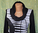 Плаття жіноче ошатне, в'язане, тепле 42-46р, фото 3