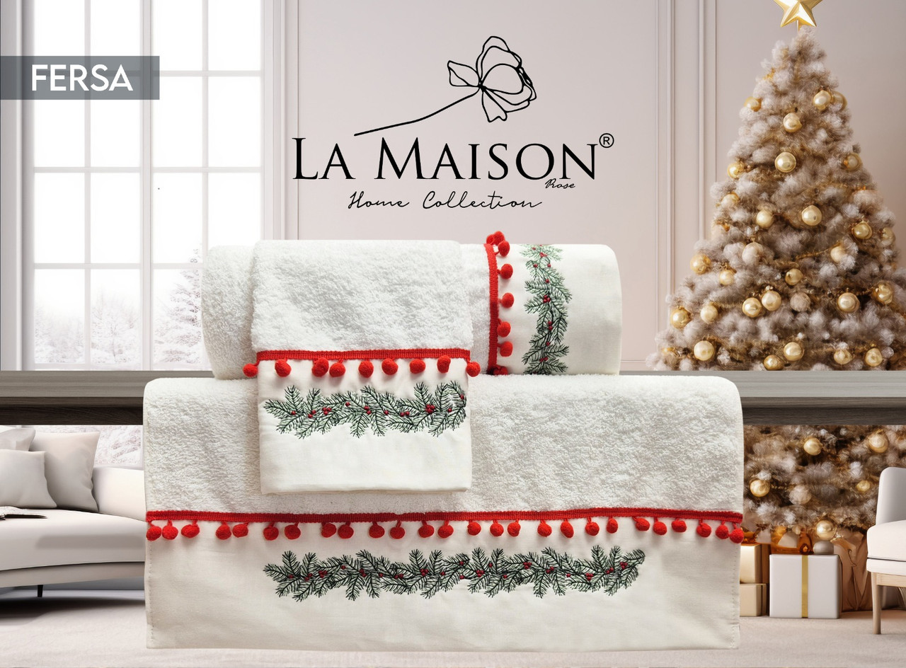 Подарунковий набір рушників La Maison, 3 шт. Fersa, фото 1