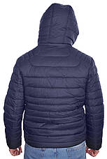 Куртка єврозима чоловіча Black Vinyl 24-C23-1315CQ темно-синя, фото 5