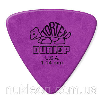Популярний! Медіатор Jim Dunlop Tortex Triangle Pick 1.14mm 6 шт. (431P1.14) — Найкраща якість тільки на