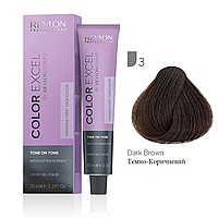 Краска для волос Color Excel ( Young, без аммиака ) № 3 Темно-коричневый