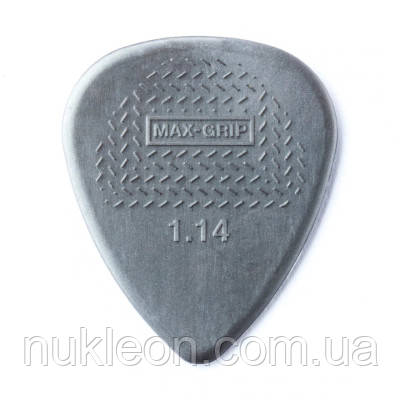 Популярний! Медіатор Jim Dunlop Max-Grip Nylon Standard Pick 1.14mm 12 шт. (449P1.14) — Найкраща якість тільки