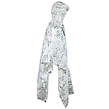 Маскхалат на сніг зимовий пончо білий мультикам, фото 4