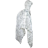 Маскхалат на сніг зимовий пончо білий мультикам, фото 3