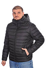 Куртка єврозима чоловіча Black Vinyl 24-C24-2317 чорна, фото 4