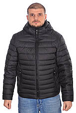 Куртка єврозима чоловіча Black Vinyl 24-C24-2317 чорна, фото 3