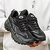 Зимові Чоловічі Кросівки Reebok Zig Kinetica 2.5 Edge Suede / Рибок Зіг Кінетика 2.5 Едж Суейд Чорні з Сірим, фото 7