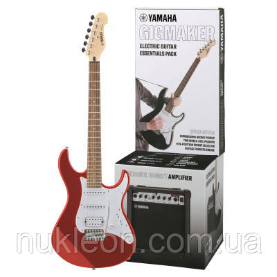 Популярний! Електрогітара Yamaha Gigmaker EG112 GPII Metallic Red Набір для початківців (EG112GPII MTR) - Краща якість тільки на