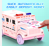 Сейф скарбничка Поліцейська машина Hummer світло звук, фото 8