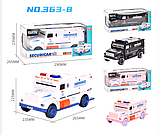 Сейф скарбничка Поліцейська машина Hummer світло звук, фото 10