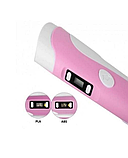 3D-ручка для малювання 3D Pen 3 Pink та 100 метрів різнокольорового пластику з трафаретами Рожевий, фото 8