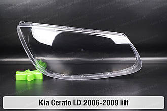 Скло фари Kia Cerato LD (2006-2009) рест праве