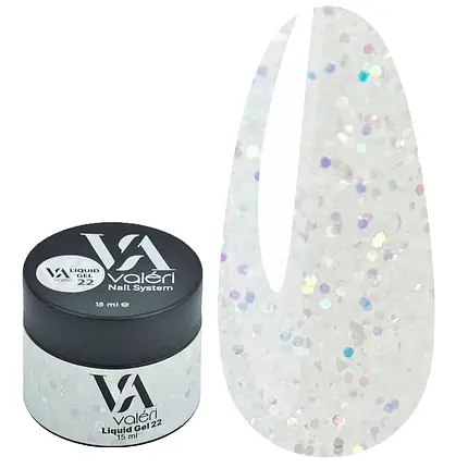 Гель для зміцнення нігтів Valeri Liquid Gel №022 15 мл, фото 1