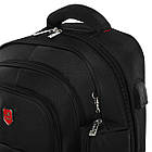 Рюкзак міський офісний Zelart I-Run 2269 обсяг 23 літри Black, фото 7