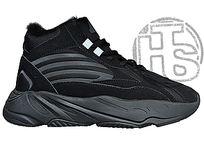 Жіночі кросівки Adidas Yeezy Boost 700 V2 Winter Black (з хутром) ALL17135