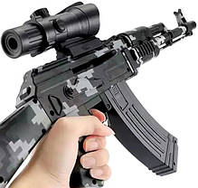 Електрична іграшка автомат LT253767 з орбізами AK-47 Diy 196692, фото 4