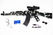 Електрична іграшка автомат LT253767 з орбізами AK-47 Diy 196692, фото 6