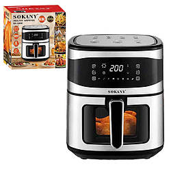 Аерогриль-фритюрниця SOKANY SK-10050 85 л 1800 Вт з таймером та терморегулятором