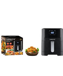 Аерогриль-фритюрниця SOKANY SK-8043 на 8 л з таймером та терморегулятором