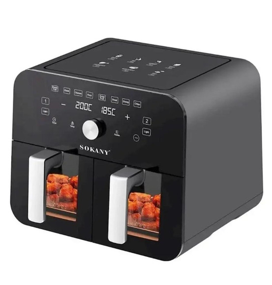 Мультипіч SOKANY SK-10008 аерогриль на 10 л Аерофритниця з таймером 2400 Вт