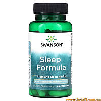 Снодійне Мелатонін L-Теанін Цинк Магнолія вітамін B6 для сну схуднення Melatonin Swanson Sleep Formula