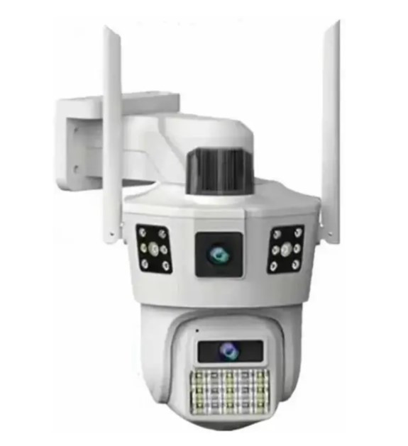 Камера відеоспостереження 39 9482 4G SD на 2 лінзи, біла, фото 1