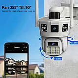 Камера відеоспостереження 39 9482 4G SD на 2 лінзи, біла, фото 4