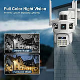 Камера відеоспостереження 39 9482 4G SD на 2 лінзи, біла, фото 5