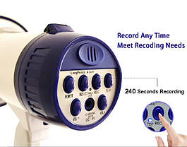 Мегафон, рупор, гучномовець ручний HM-135BI 2930, фото 3