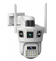 Камера відеоспостереження 39 9482 4G SD на 2 лінзи, біла