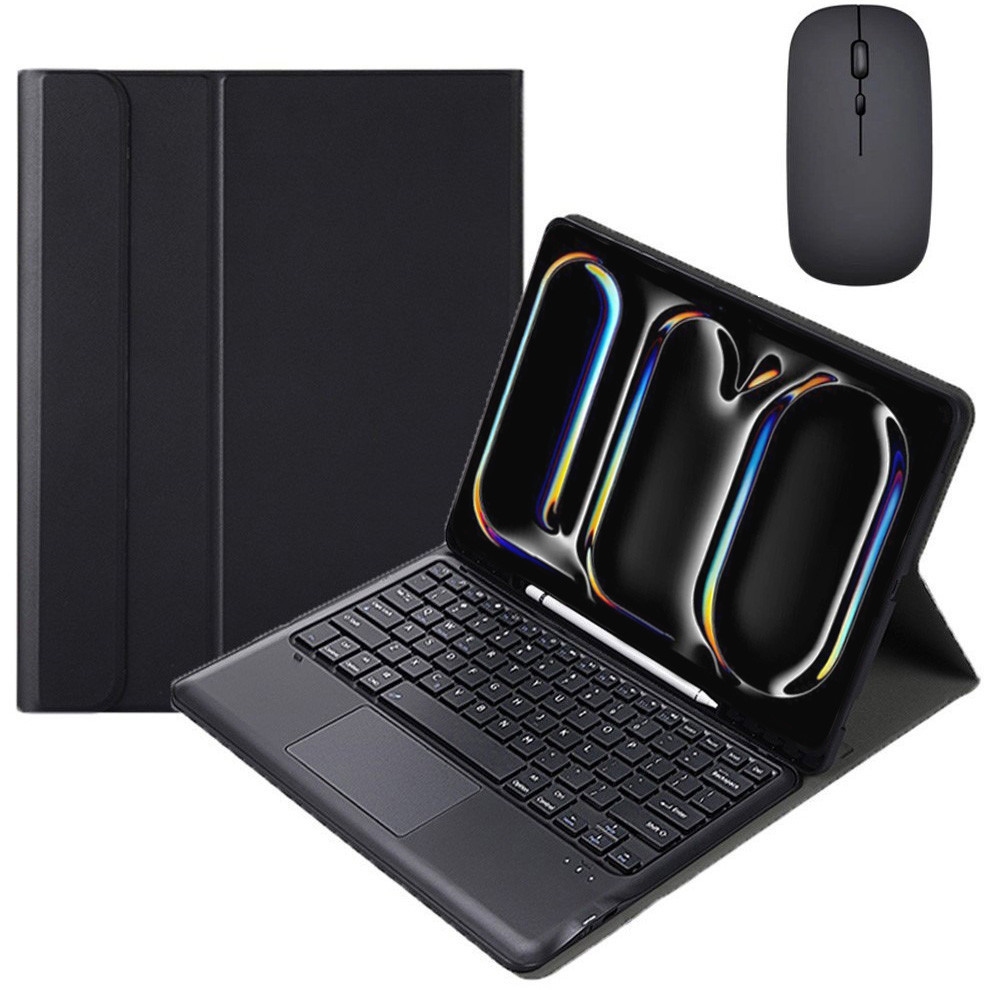Чохол-клавіатура Smart Cover + Мишка для Apple iPad Pro 13 2024 Ukr+Ru+En Black